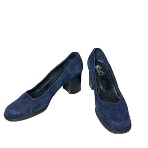 🌷 Calvin Klein🌷 Navy Blue Suede Shoes Made in Spain